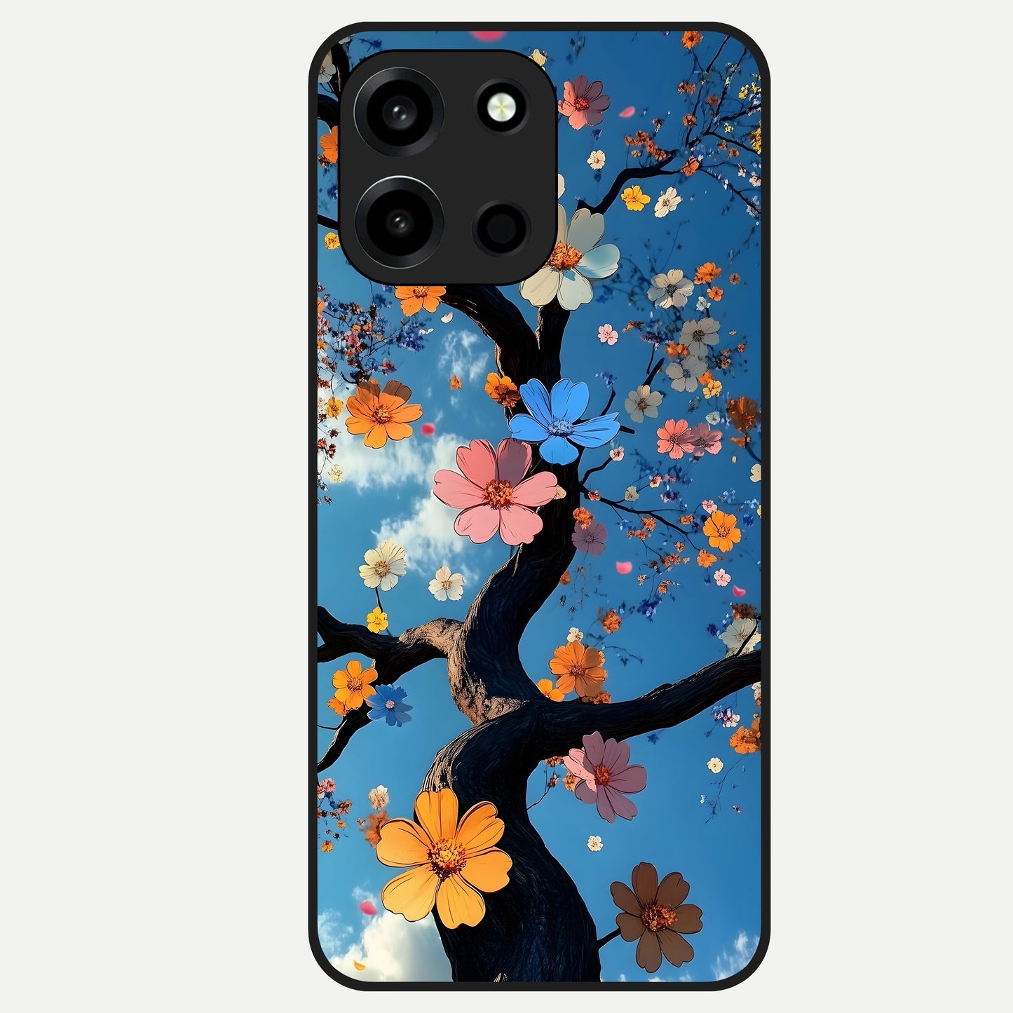 Blossom Dream Sky Glass Case For Oneplus Nord 6 back cover – full design glossy printed glass finish
