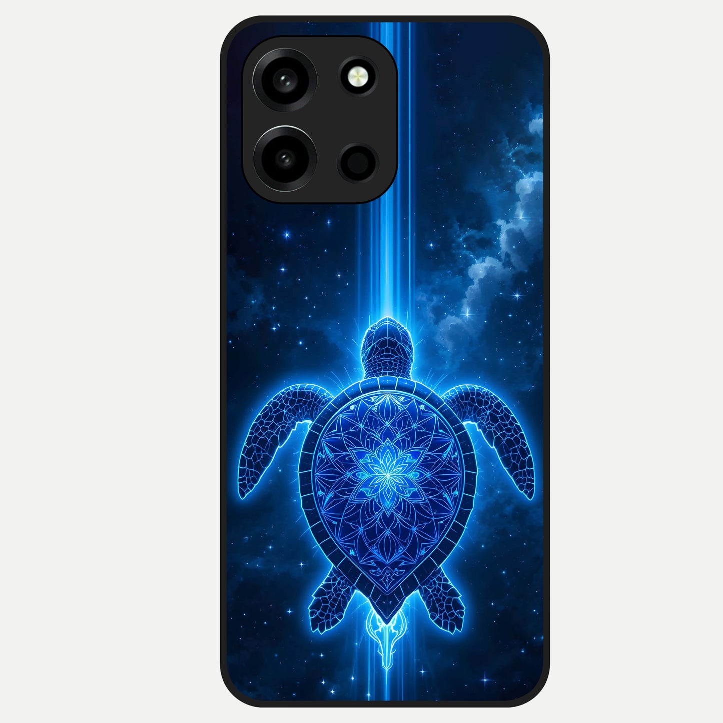  Blue Galaxy Turtle Glass Case For Oneplus Nord 6 back cover – full design glossy printed glass finish