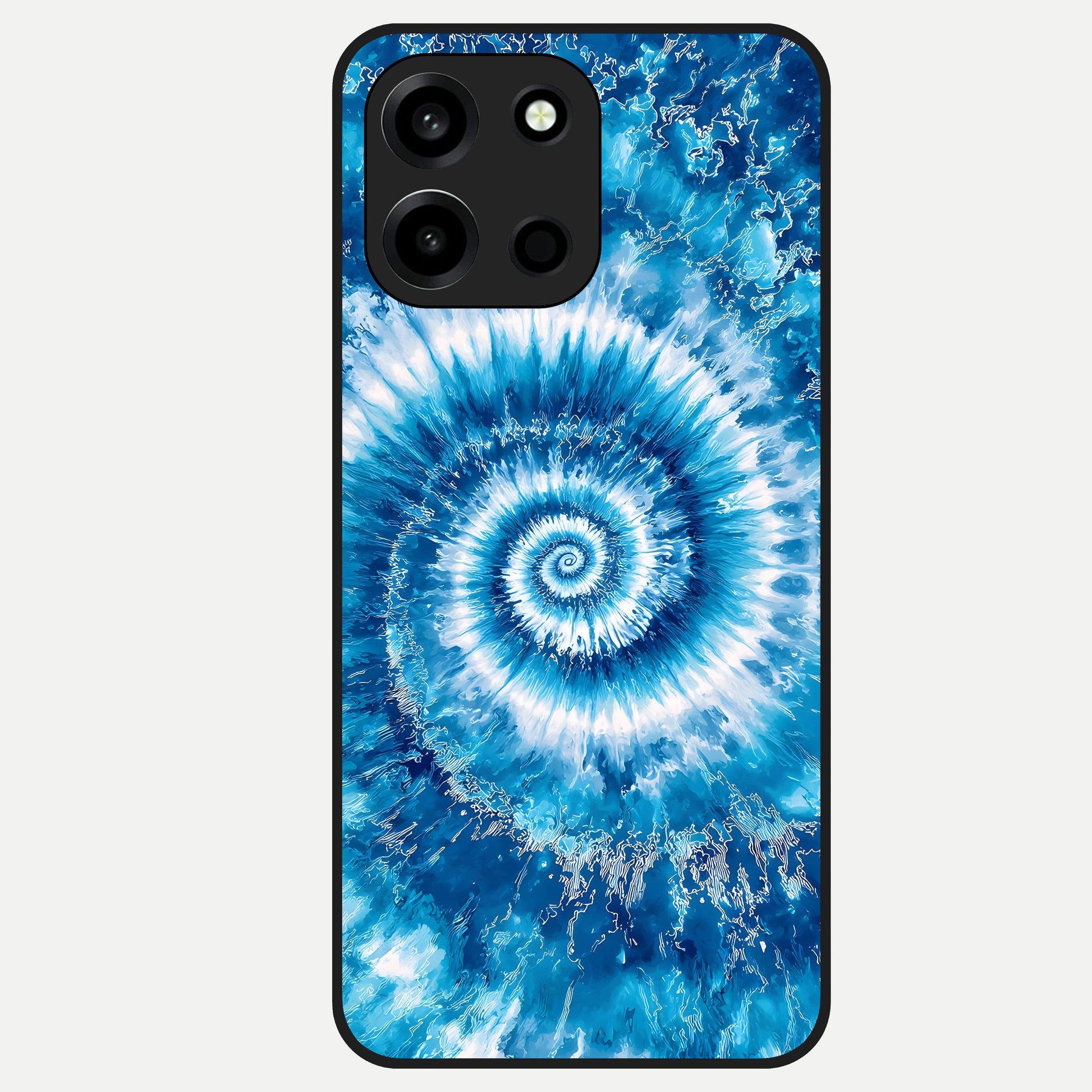  Blue Galaxy Wave Glass Case For Oneplus Nord 6 back cover – full design glossy printed glass finish
