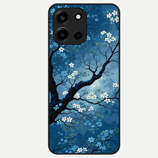  Blue Tree Serenity Glass Case For Oneplus Nord 6 back cover – full design glossy printed glass finish