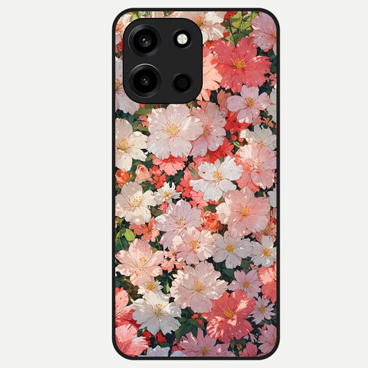  Blush Bloom Field Glass Case For Oneplus Nord 6 back cover – full design glossy printed glass finish