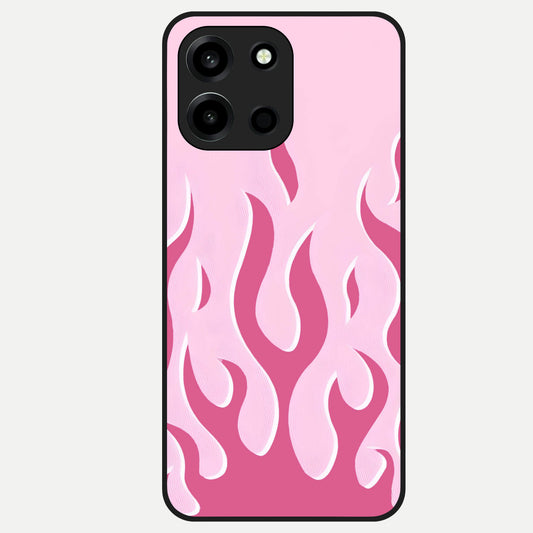  Blush Flame Energy Glass Case For Oneplus Nord 6 back cover – full design glossy printed glass finish