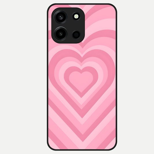  Blush Heart Waves Glass Case For Oneplus Nord 6 back cover – full design glossy printed glass finish