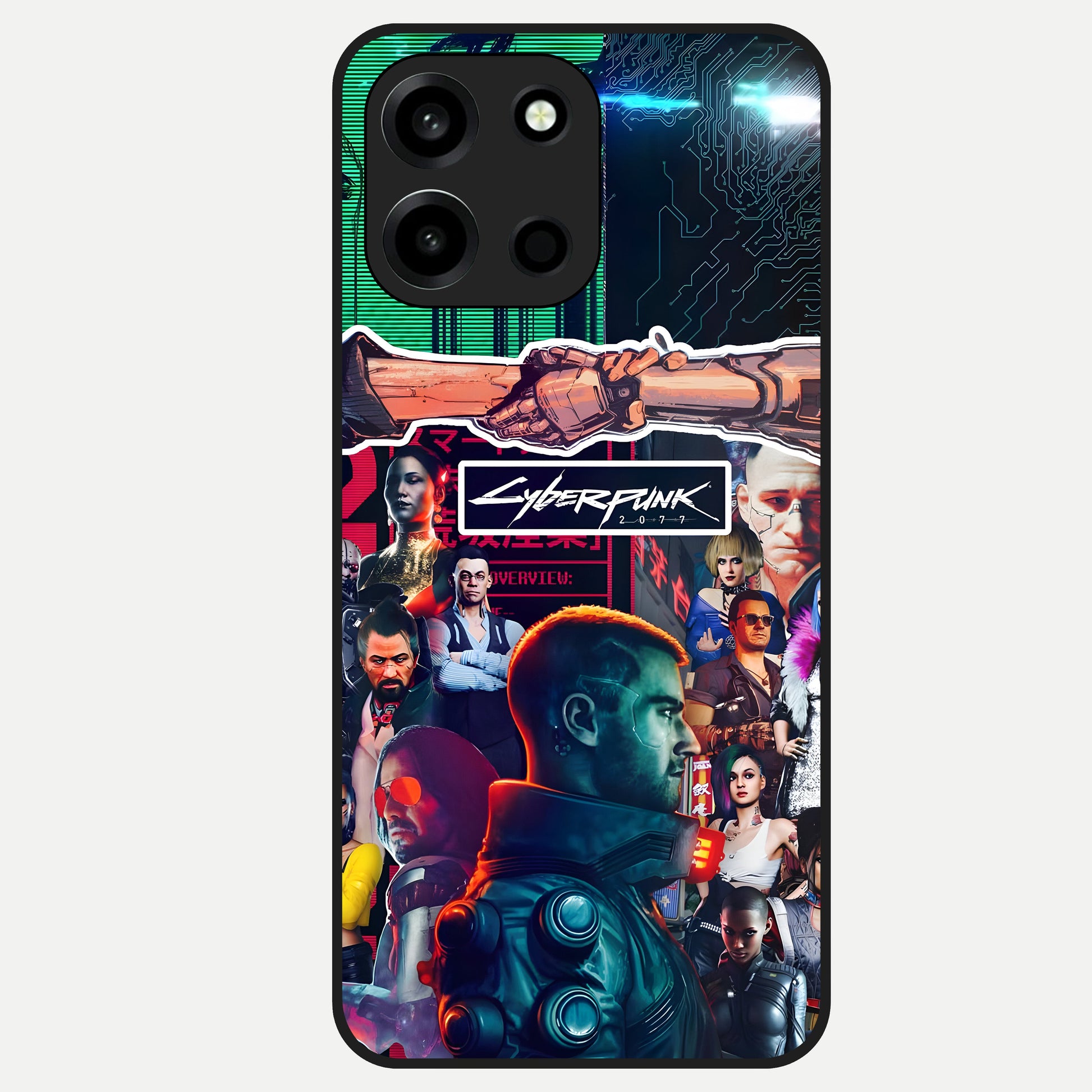  CYBERPUNK Legacy Glass Case For Oneplus Nord 6 back cover – full design glossy printed glass finish