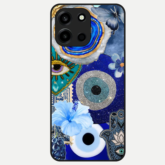  Celestial Blue Vision Glass Case For Oneplus Nord 6 back cover – full design glossy printed glass finish