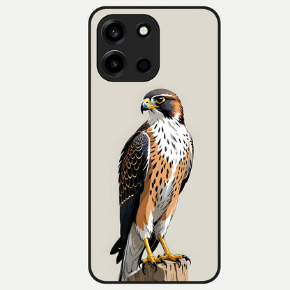  Clever Eagle Glass Case For Oneplus Nord 6 back cover – full design glossy printed glass finish