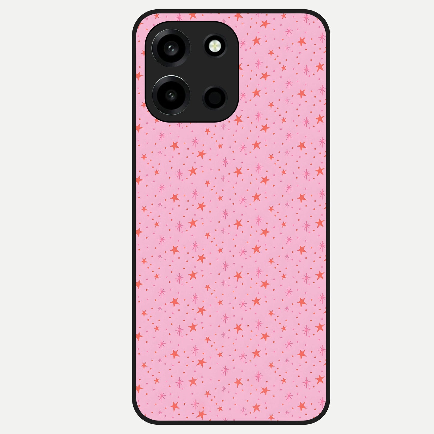  Cosmic Pink Sparkle Glass Case For Oneplus Nord 6 back cover – full design glossy printed glass finish