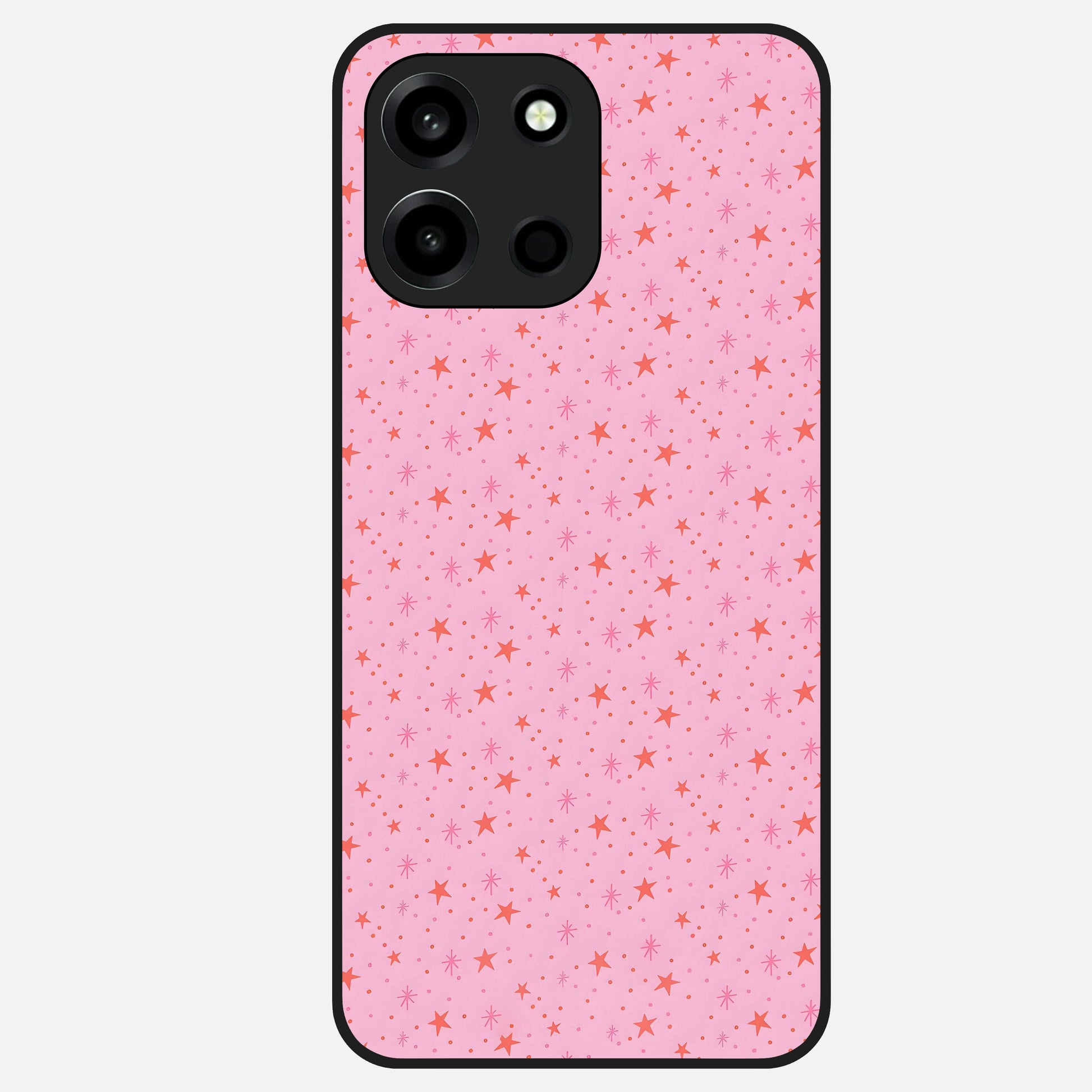  Cosmic Pink Sparkle Glass Case For Oneplus Nord 6 back cover – full design glossy printed glass finish