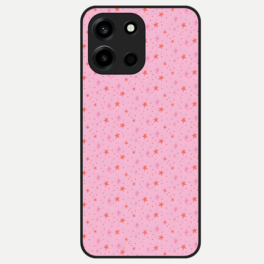  Cosmic Pink Sparkle Glass Case For Oneplus Nord 6 back cover – full design glossy printed glass finish