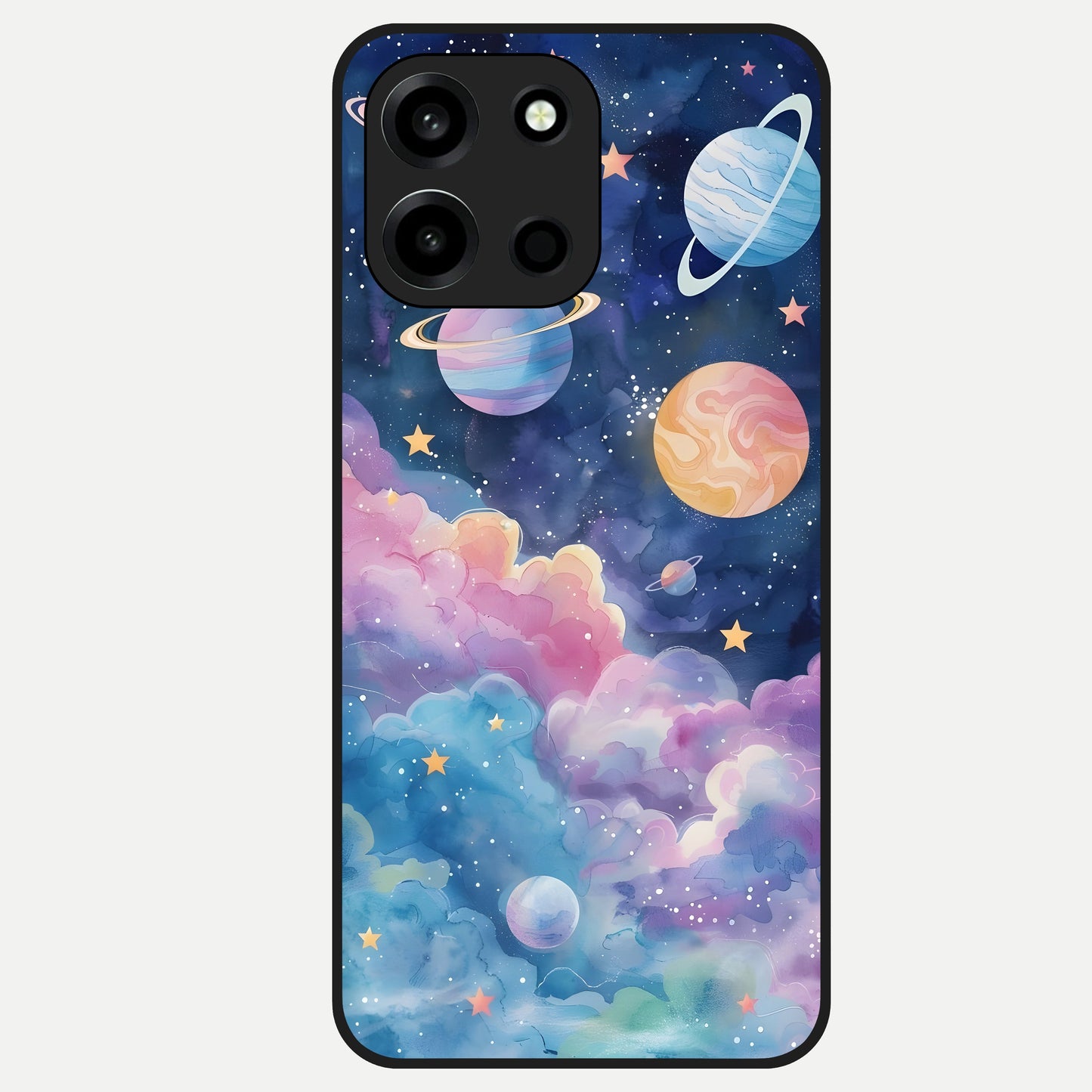  Cosmic Planet Dreams Glass Case For Oneplus Nord 6 back cover – full design glossy printed glass finish