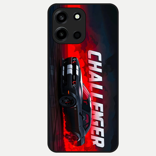  Crimson Challenger Fury Glass Case For Oneplus Nord 6 back cover – full design glossy printed glass finish