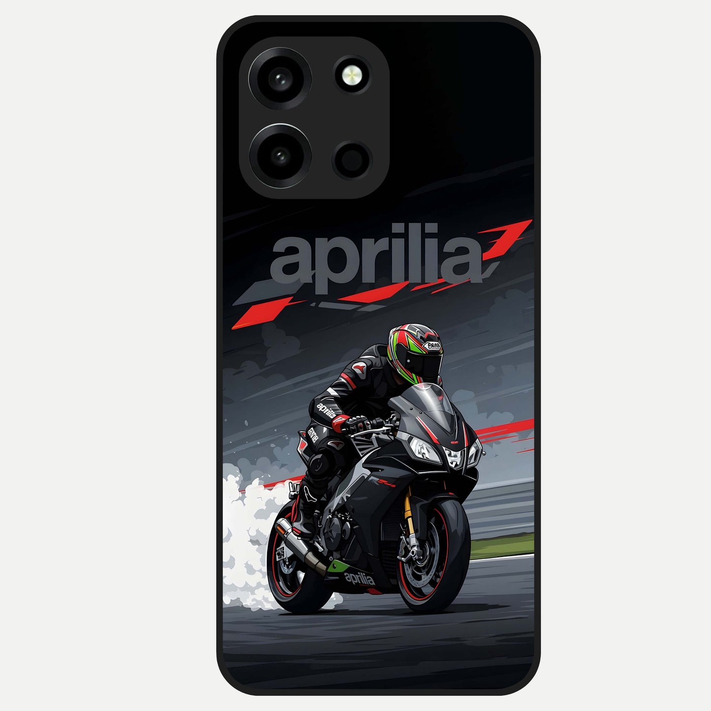  Dark Aprilla Glass Case For Oneplus Nord 6 back cover – full design glossy printed glass finish