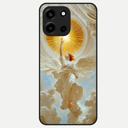  Divine Light Angel Glass Case For Oneplus Nord 6 back cover – full design glossy printed glass finish