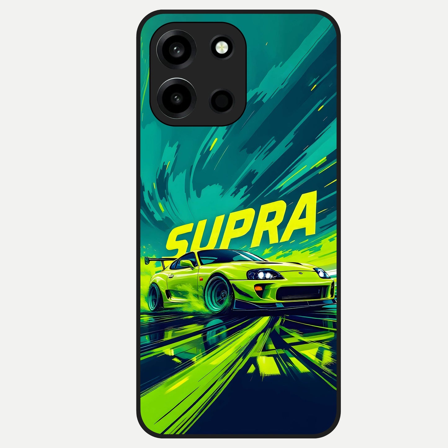  Electric Supra Thunder Glass Case For Oneplus Nord 6 back cover – full design glossy printed glass finish