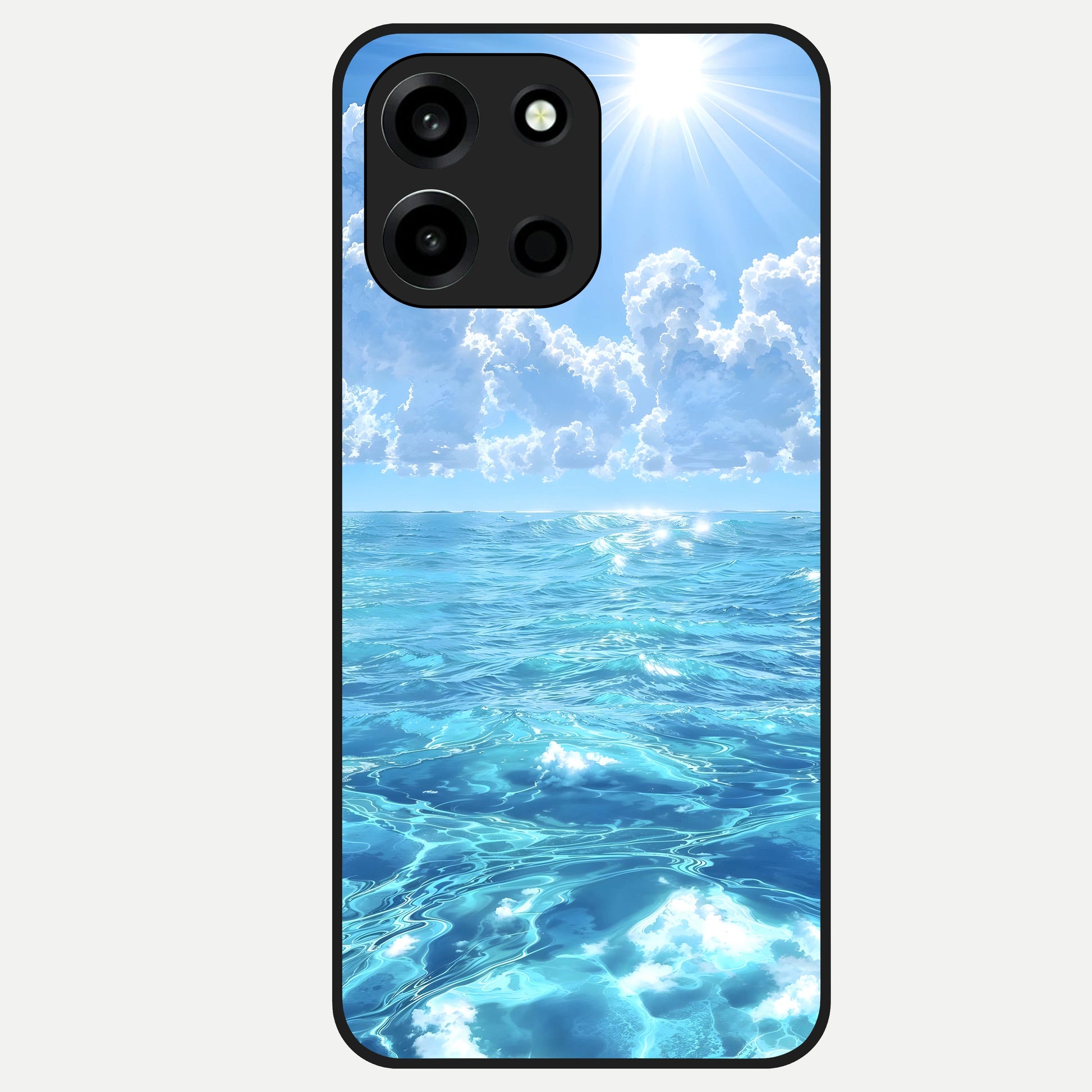  Endless Ocean Horizon Glass Case For Oneplus Nord 6 back cover – full design glossy printed glass finish