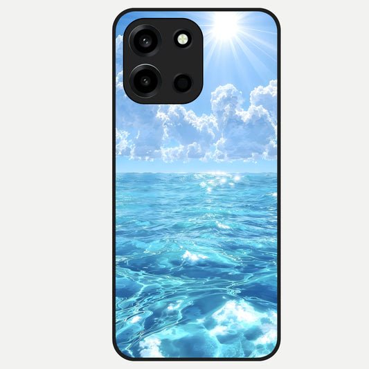  Endless Ocean Horizon Glass Case For Oneplus Nord 6 back cover – full design glossy printed glass finish