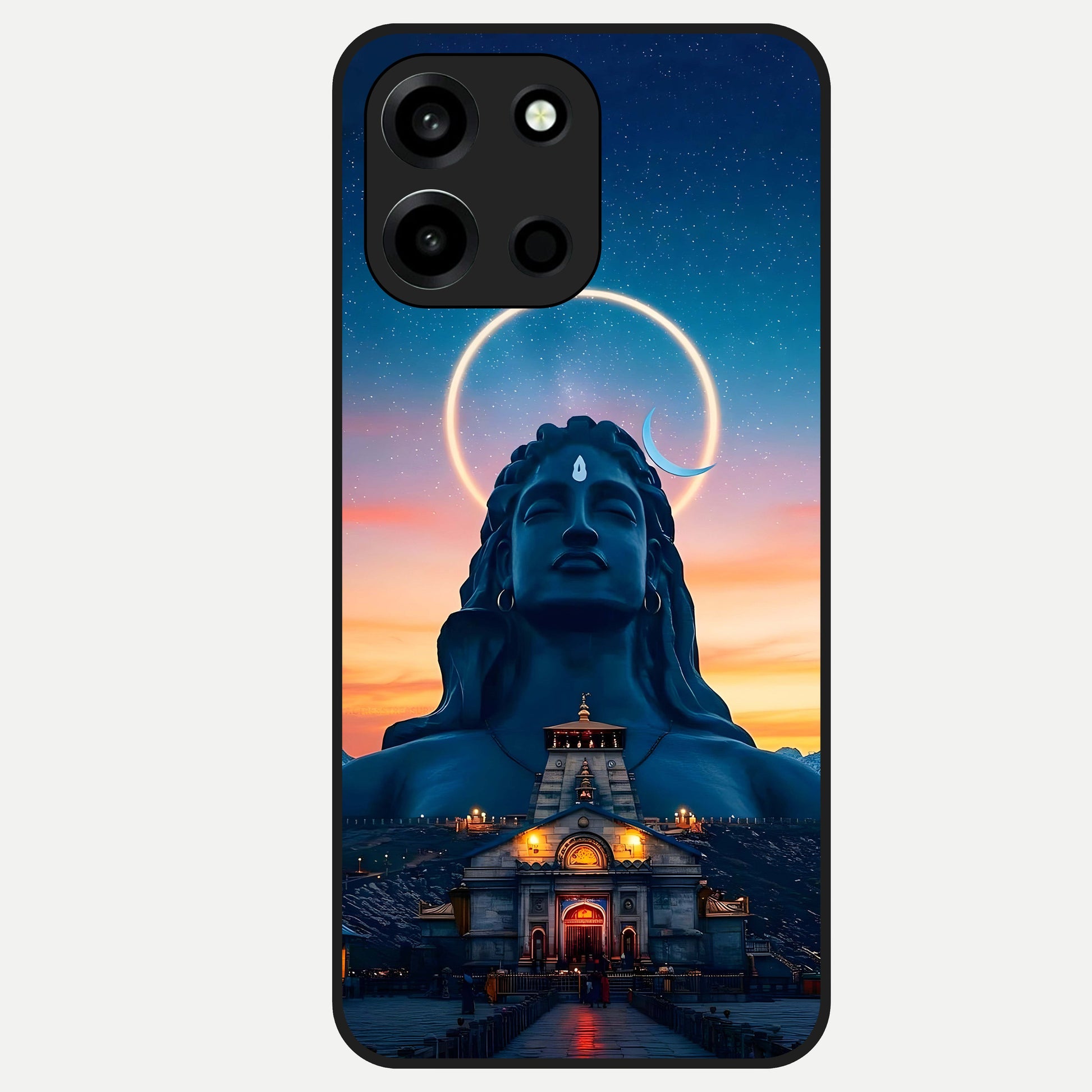  Eternal Shiva Aura Glass Case For Oneplus Nord 6 back cover – full design glossy printed glass finish
