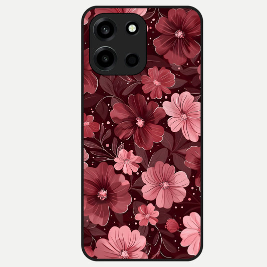  Flower Blush Bloom Glass Case For Oneplus Nord 6 back cover – full design glossy printed glass finish