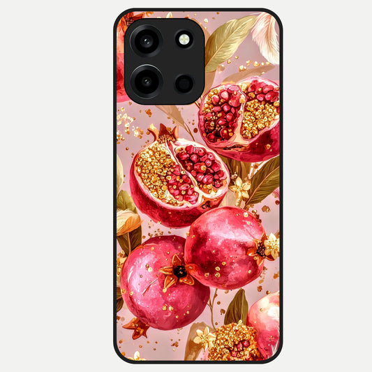  Golden Bloom Glow Glass Case For Oneplus Nord 6 back cover – full design glossy printed glass finish
