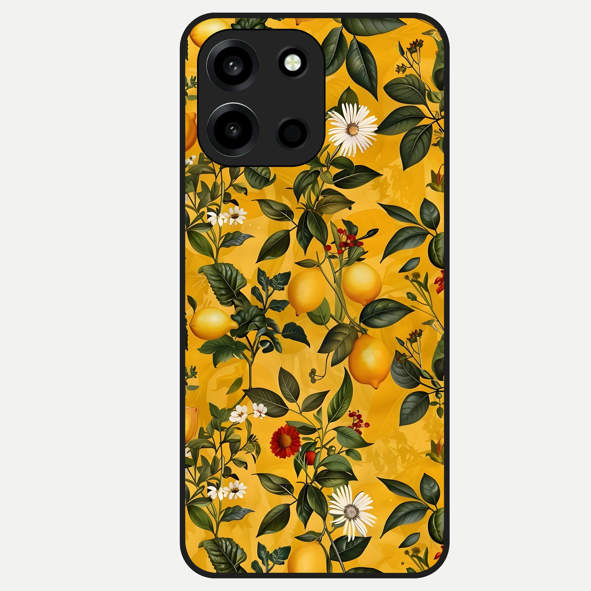  Golden Lemon Field Glass Case For Oneplus Nord 6 back cover – full design glossy printed glass finish