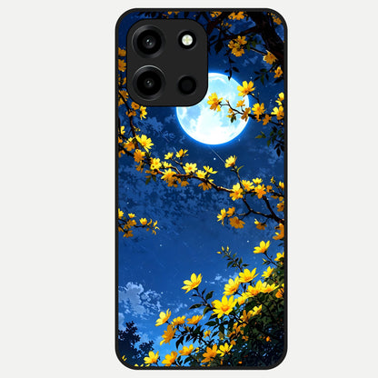  Golden Night Glow Glass Case For Oneplus Nord 6 back cover – full design glossy printed glass finish