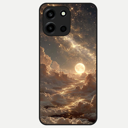  Golden Sky Dream Glass Case For Oneplus Nord 6 back cover – full design glossy printed glass finish