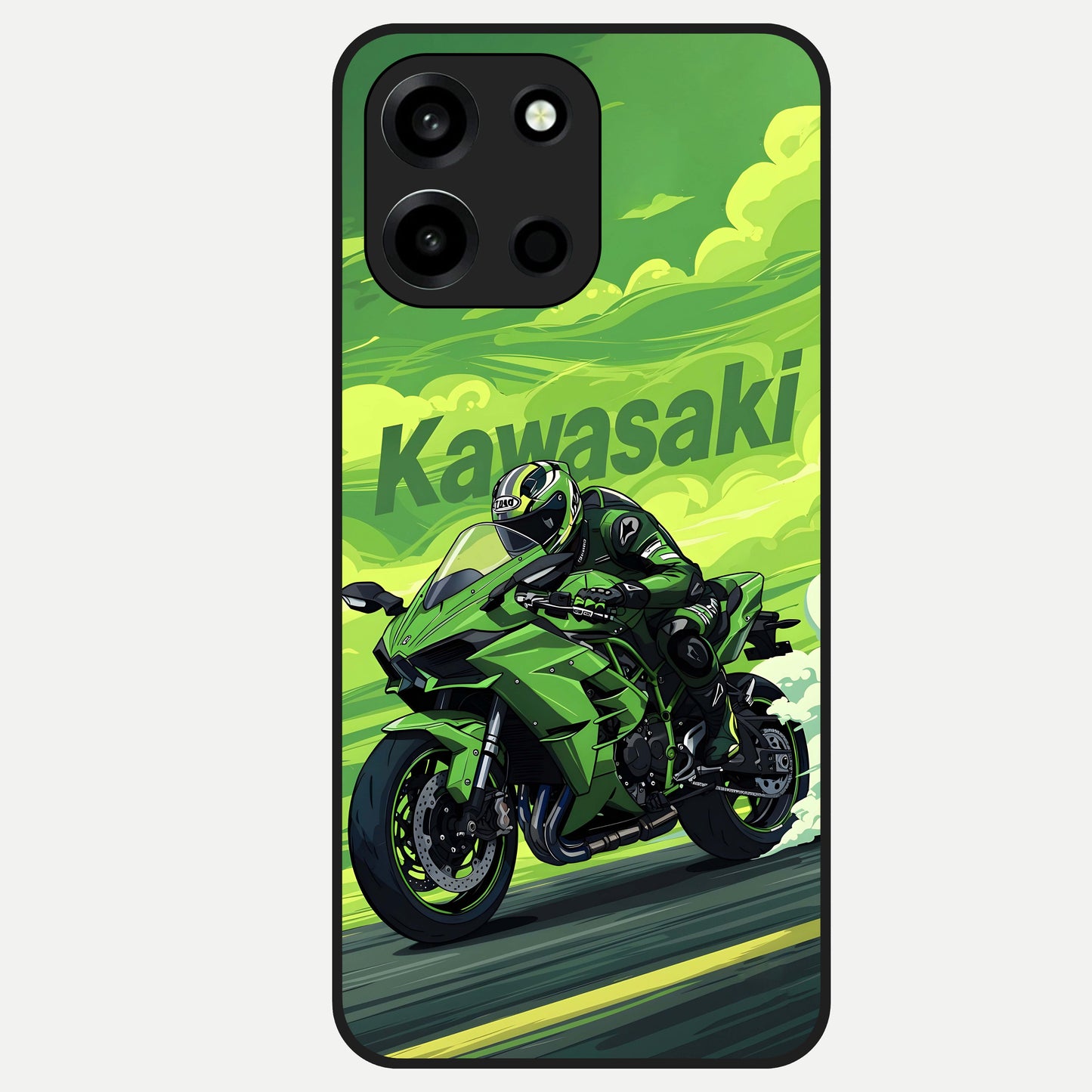  Greenery Sky Glass Case For Oneplus Nord 6 back cover – full design glossy printed glass finish