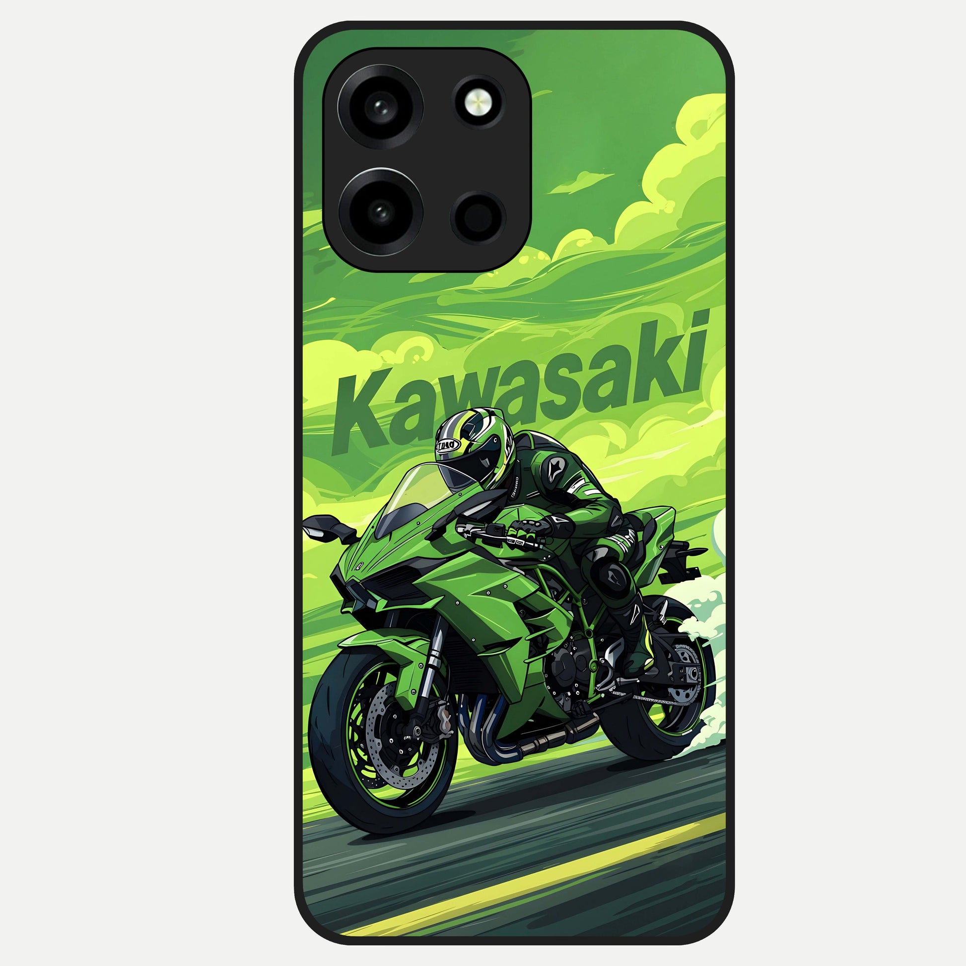  Greenery Sky Glass Case For Oneplus Nord 6 back cover – full design glossy printed glass finish