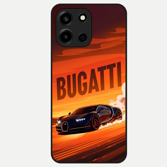  Inferno Bugatti Storm Glass Case For Oneplus Nord 6 back cover – full design glossy printed glass finish