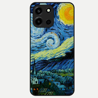  Inspired Van Gogh Art Glass Case For Oneplus Nord 6 back cover – full design glossy printed glass finish