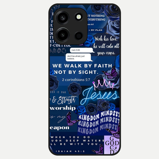  Kingdom Faith Glow Glass Case For Oneplus Nord 6 back cover – full design glossy printed glass finish