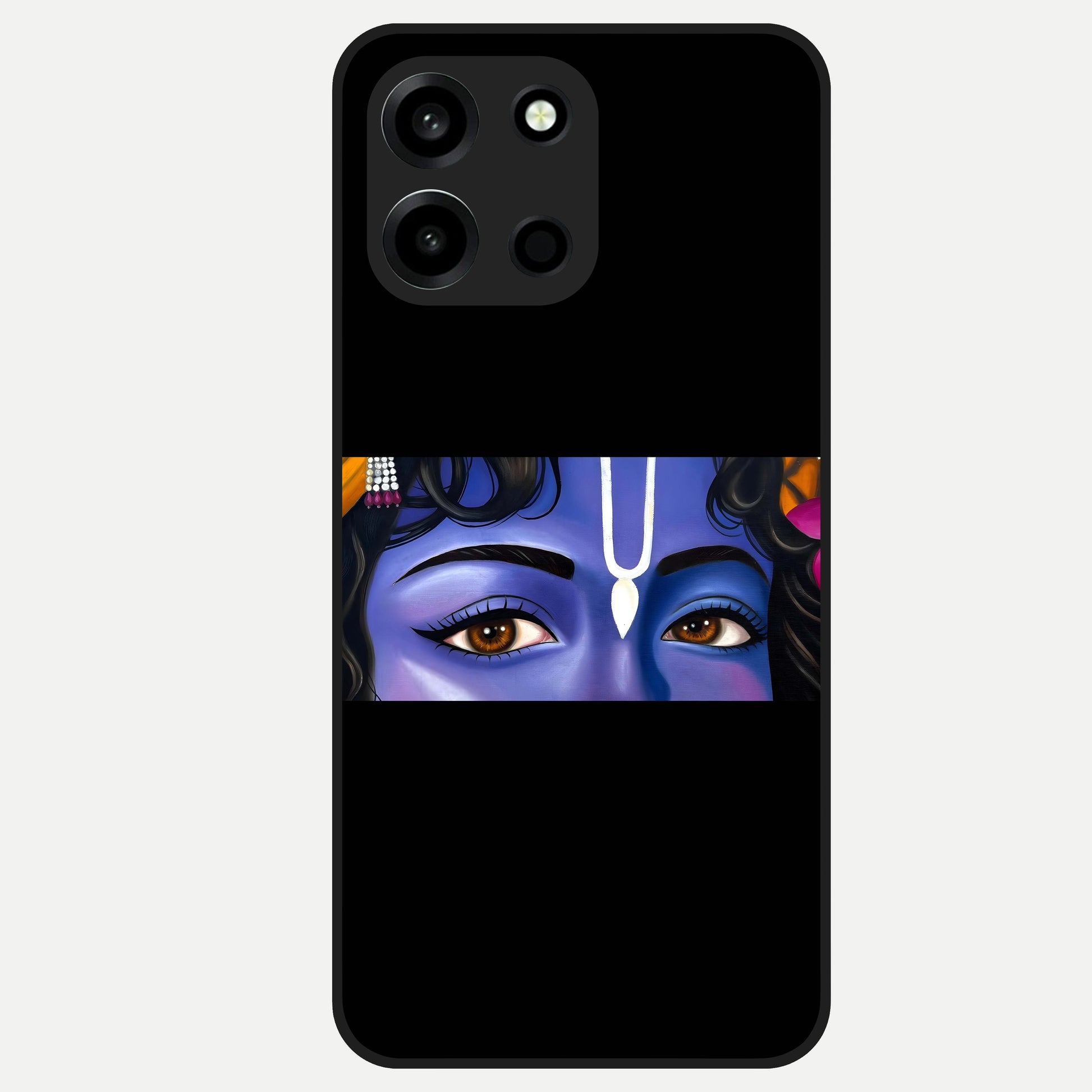  Krishna Eye Glass Case For Oneplus Nord 6 back cover – full design glossy printed glass finish