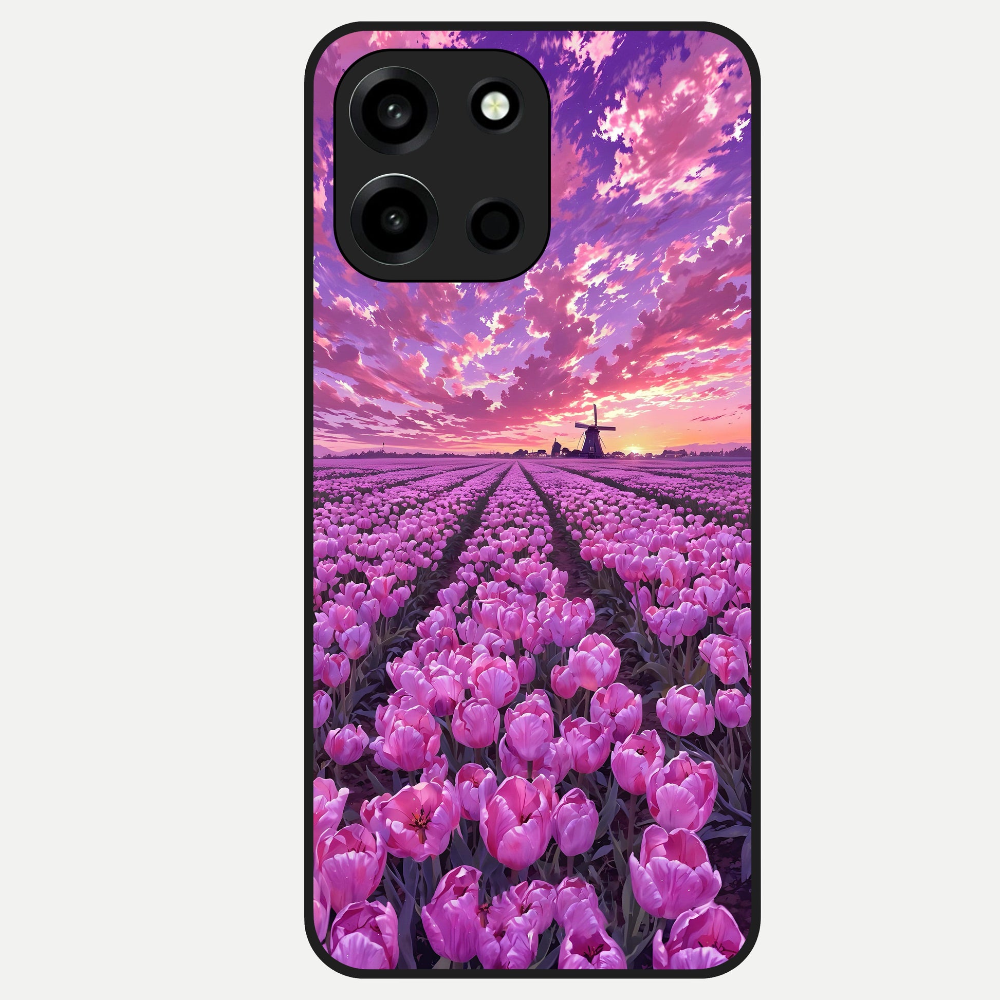  Lavender Dream Skies Glass Case For Oneplus Nord 6 back cover – full design glossy printed glass finish