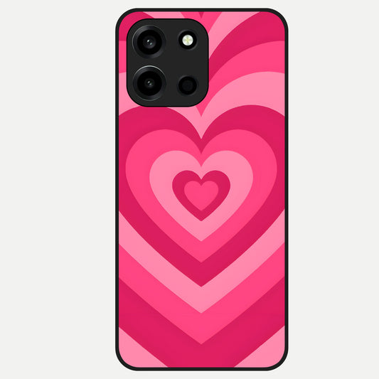  Layered Love Hearts Glass Case For Oneplus Nord 6 back cover – full design glossy printed glass finish
