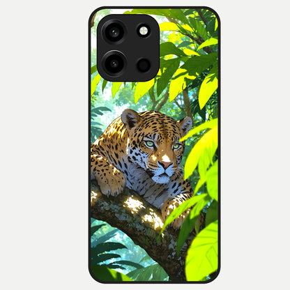  Leopard in Jungle Glass Case For Oneplus Nord 6 back cover – full design glossy printed glass finish