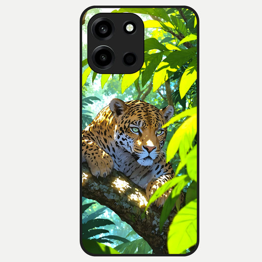  Leopard in Jungle Glass Case For Oneplus Nord 6 back cover – full design glossy printed glass finish