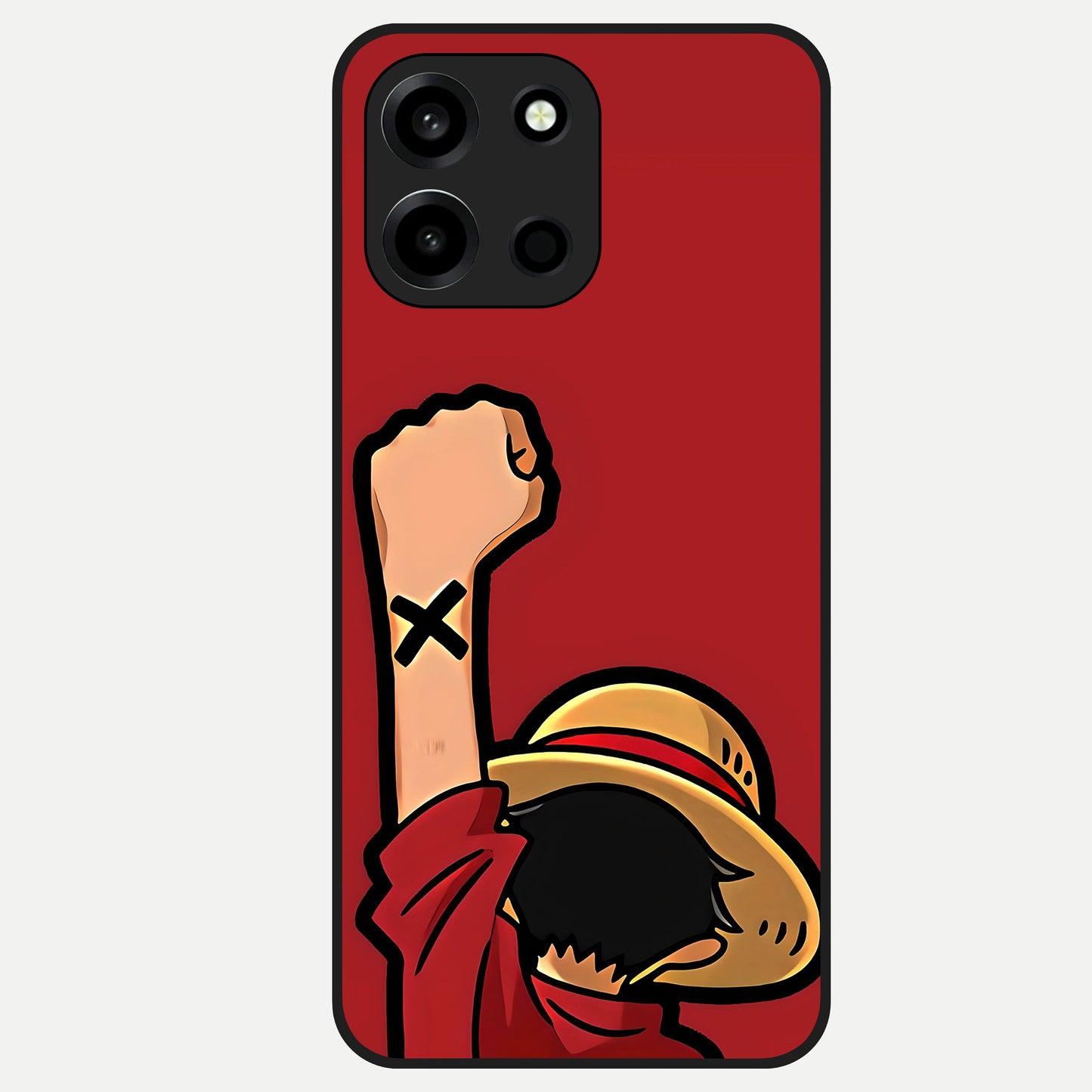  Luffy X Spirit Glass Case For Oneplus Nord 6 back cover – full design glossy printed glass finish