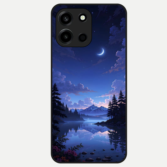  Midnight Lake Peace Glass Case For Oneplus Nord 6 back cover – full design glossy printed glass finish