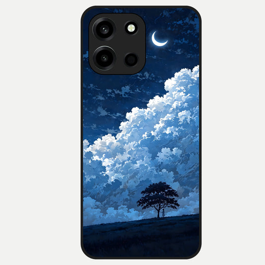  Midnight Sky Serenity Glass Case For Oneplus Nord 6 back cover – full design glossy printed glass finish
