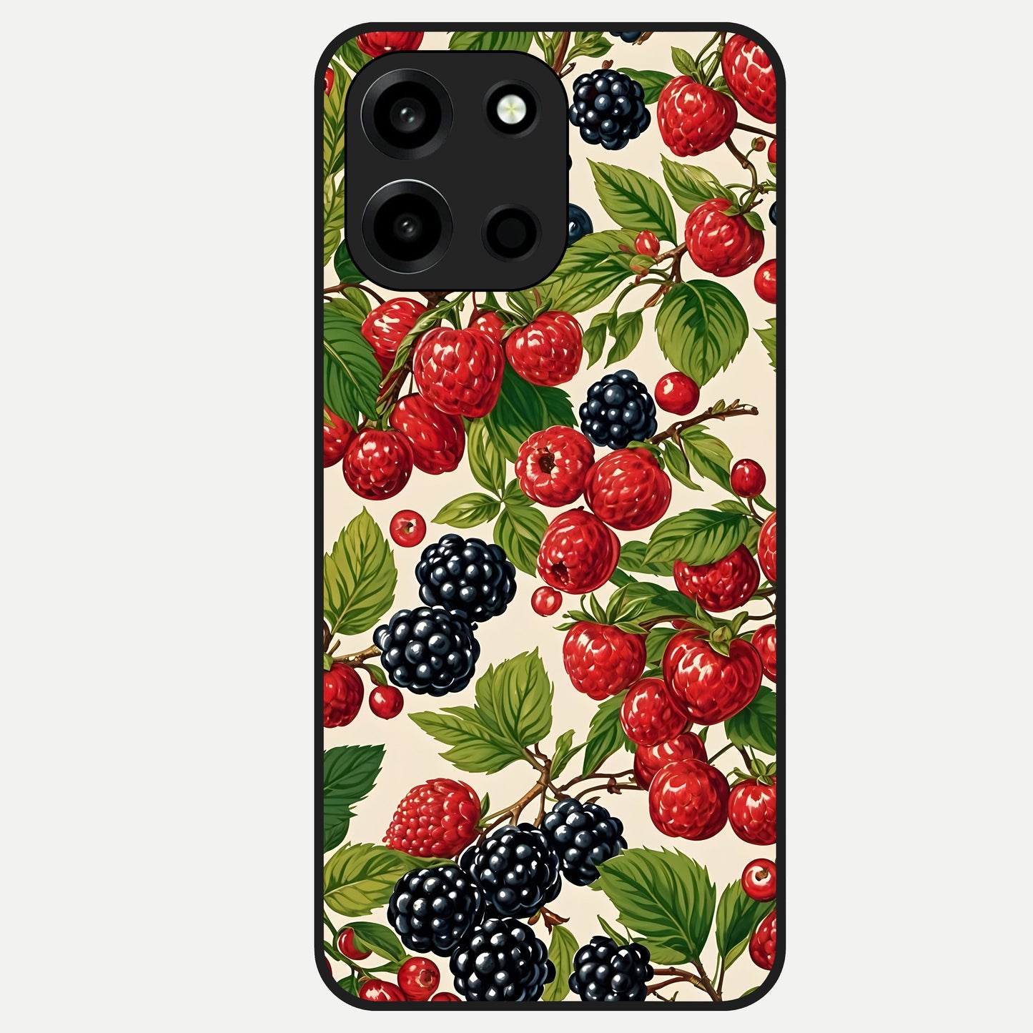  Mixed Berry Collage Glass Case For Oneplus Nord 6 back cover – full design glossy printed glass finish