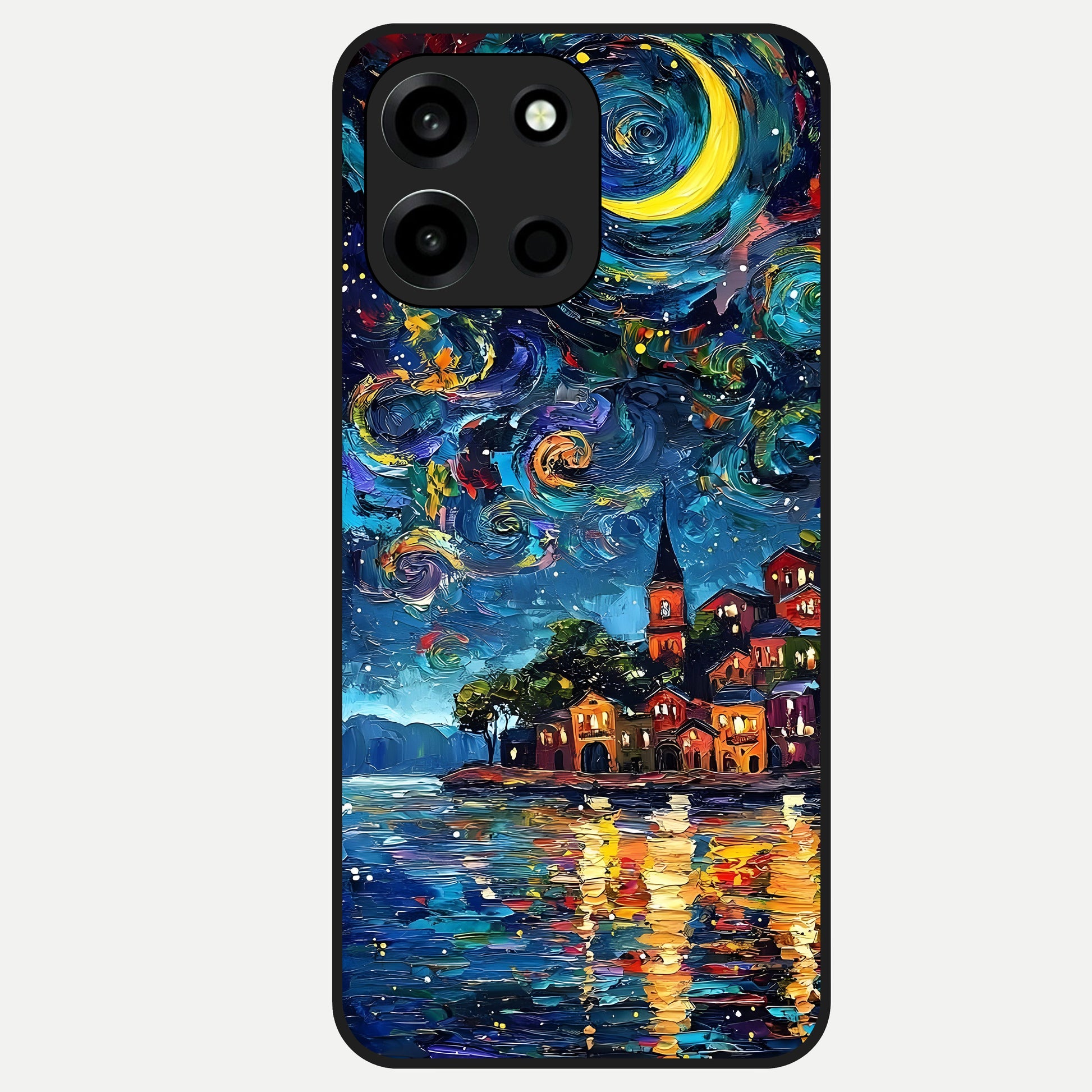  Moonlight Harbor Glow Glass Case For Oneplus Nord 6 back cover – full design glossy printed glass finish