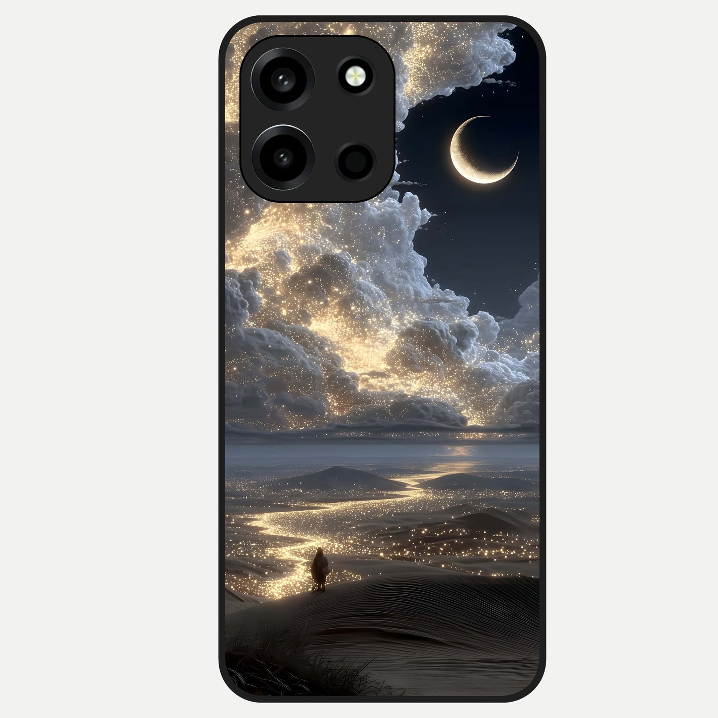  Moonlight Spark Path Glass Case For Oneplus Nord 6 back cover – full design glossy printed glass finish