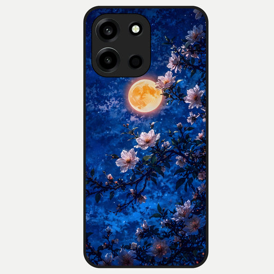  Moonlit Blossoms Night Glass Case For Oneplus Nord 6 back cover – full design glossy printed glass finish