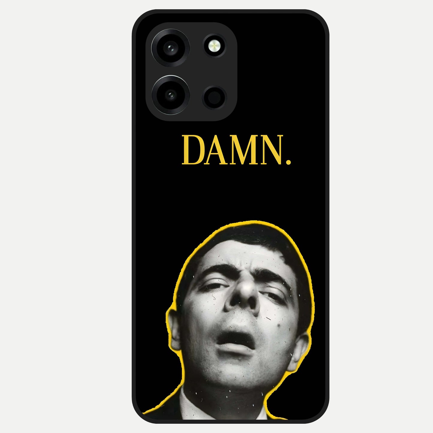  Mr Bean Damn Glass Case For Oneplus Nord 6 back cover – full design glossy printed glass finish