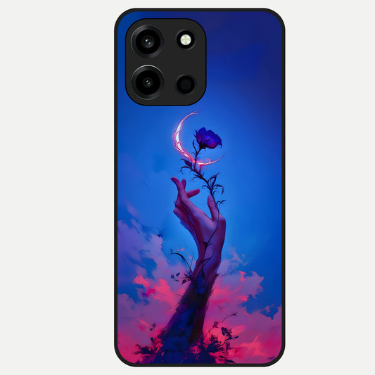  Mystic Hand Glass Case For Oneplus Nord 6 back cover – full design glossy printed glass finish