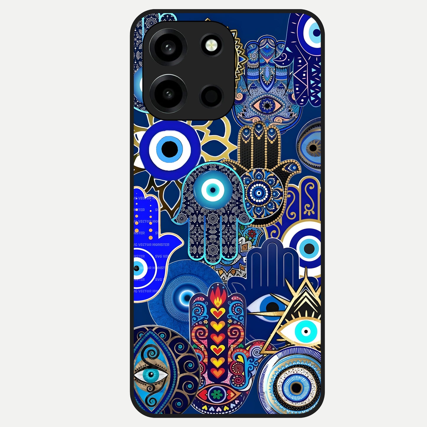  Mystic Palm Guard Glass Case For Oneplus Nord 6 back cover – full design glossy printed glass finish