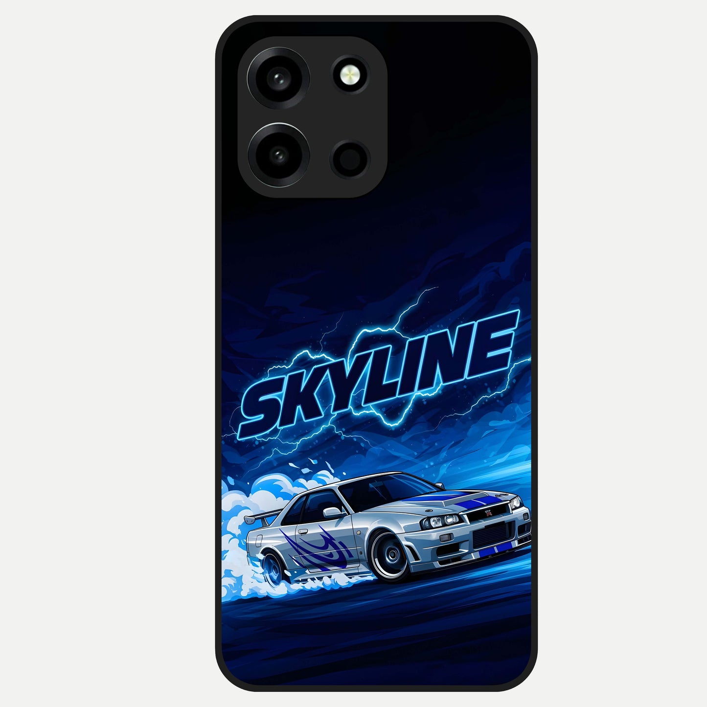  Neon Drift Beast Glass Case For Oneplus Nord 6 back cover – full design glossy printed glass finish
