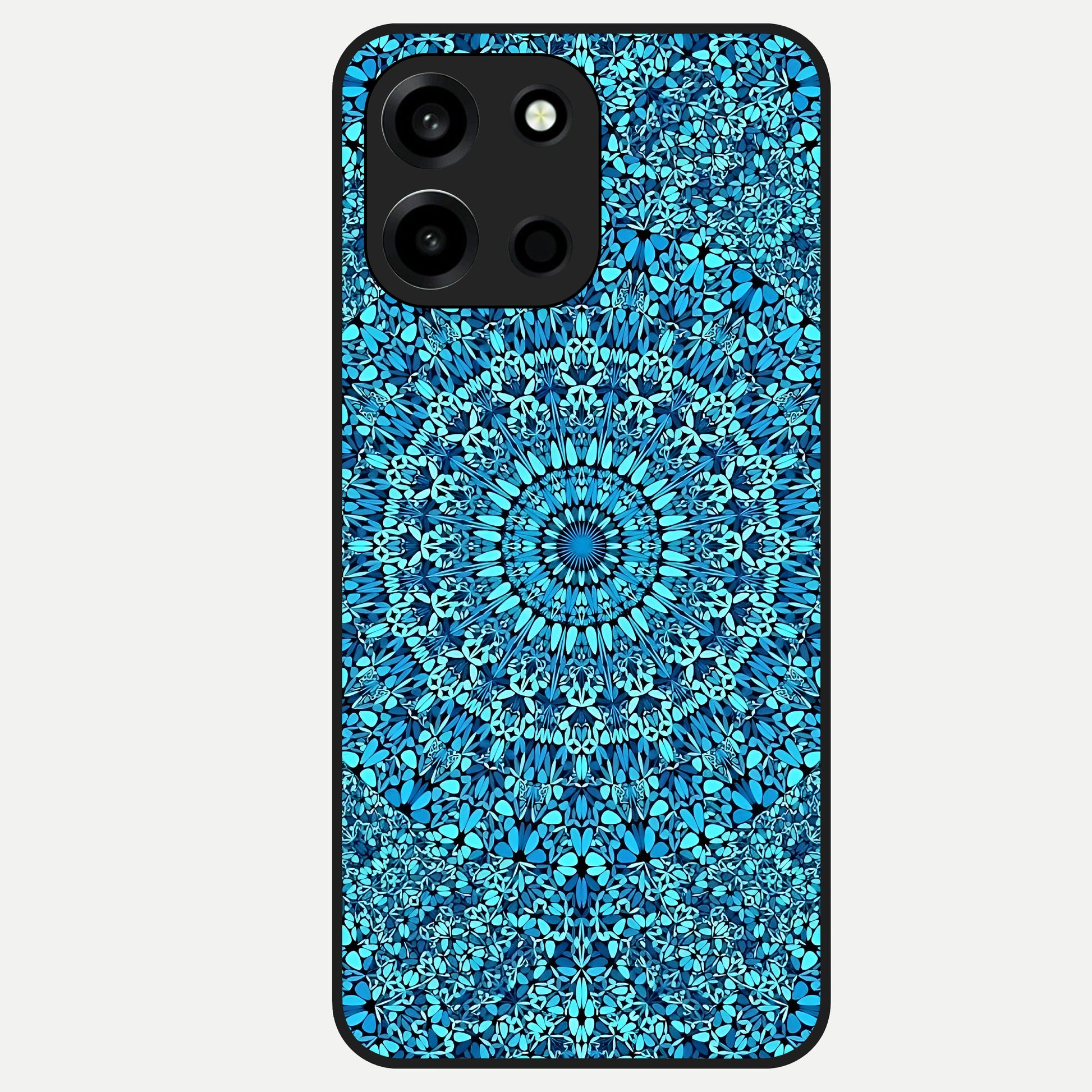  Ocean Bloom Mandala Glass Case For Oneplus Nord 6 back cover – full design glossy printed glass finish