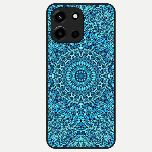  Ocean Bloom Mandala Glass Case For Oneplus Nord 6 back cover – full design glossy printed glass finish