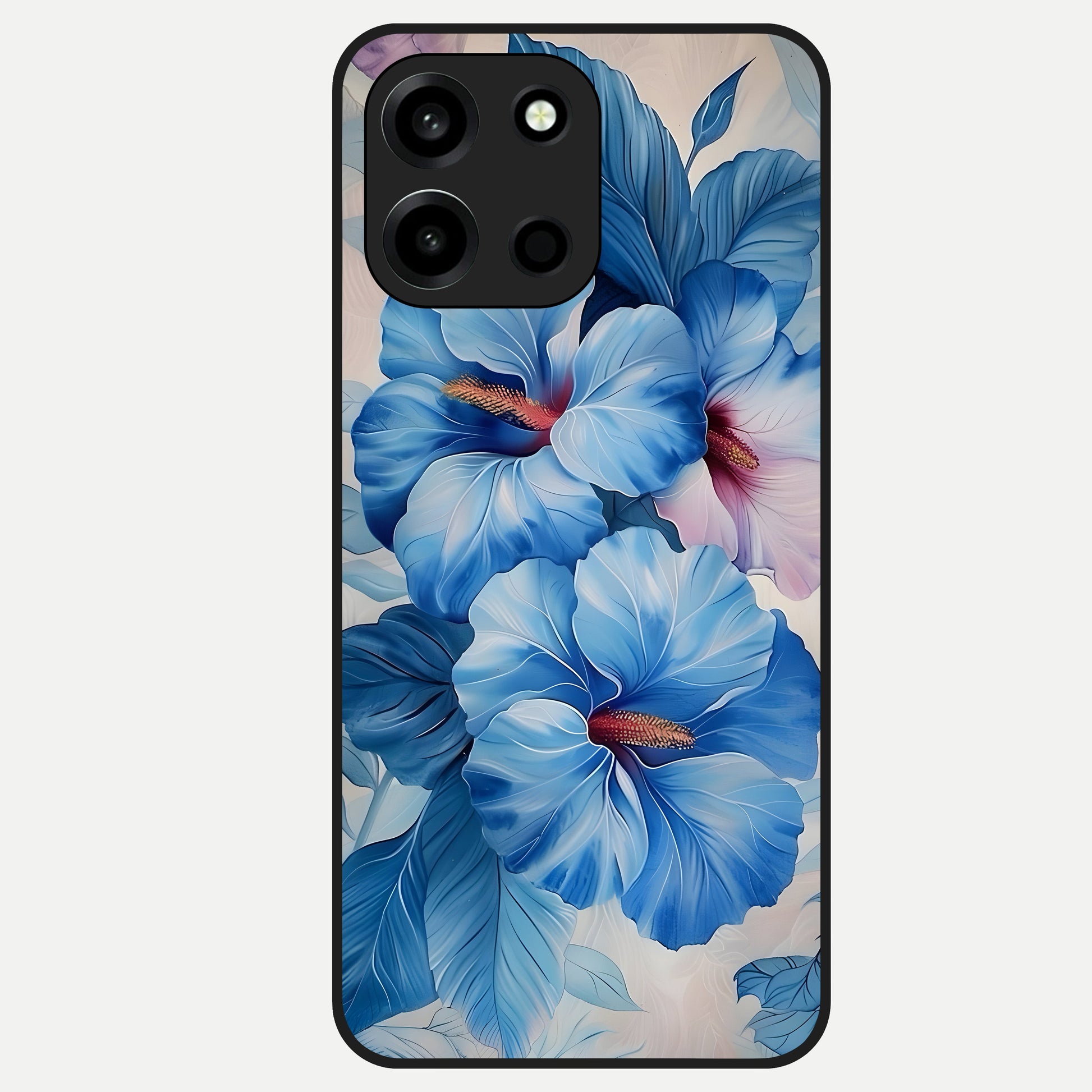  Ocean Hibiscus Grace Glass Case For Oneplus Nord 6 back cover – full design glossy printed glass finish